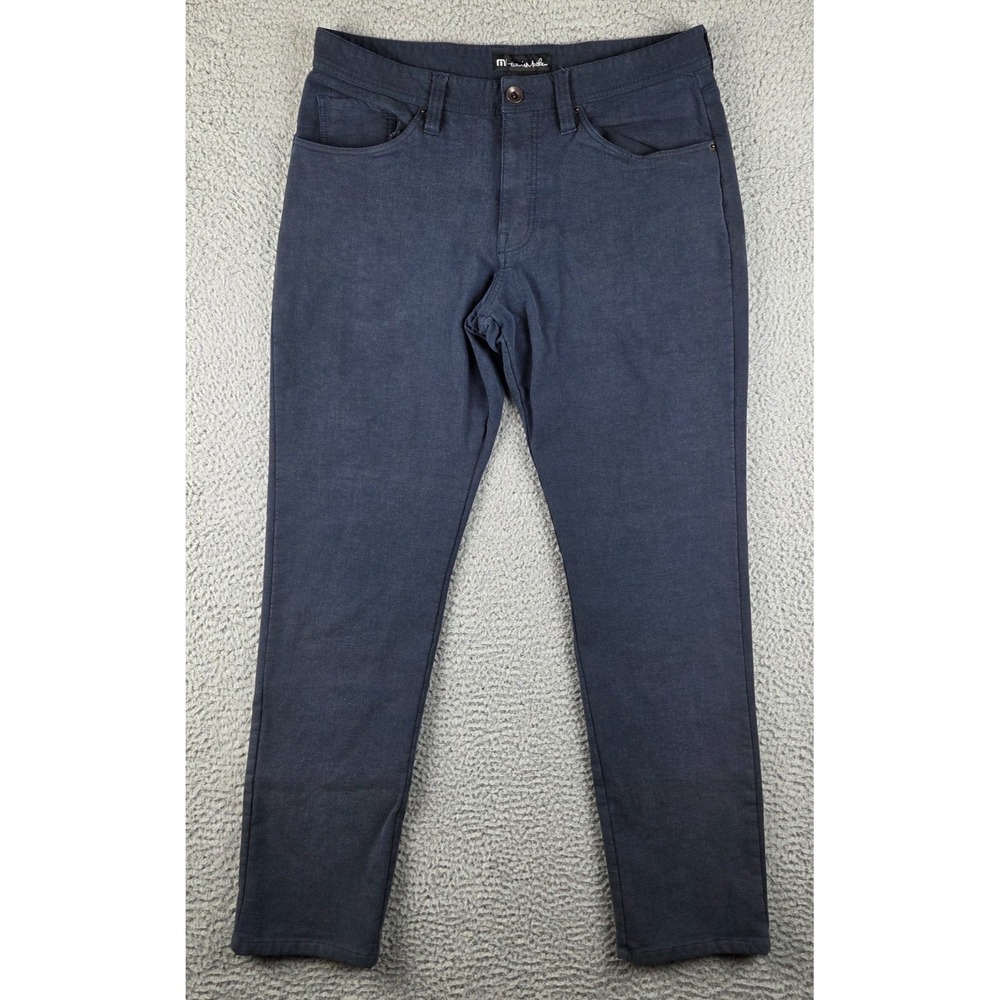 Travis‎ Mathew Jeans Mens 35 (34x31) Blue Cloud Denim Pant Soft Stretch Preppy